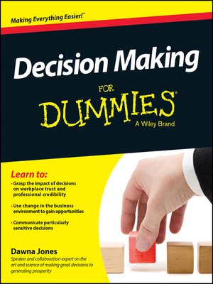 cover image of Decision Making For Dummies